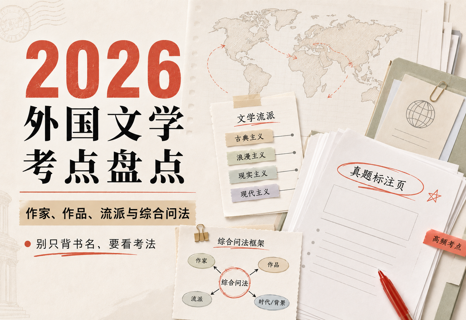 2026 外国文学真题考法分析资料图