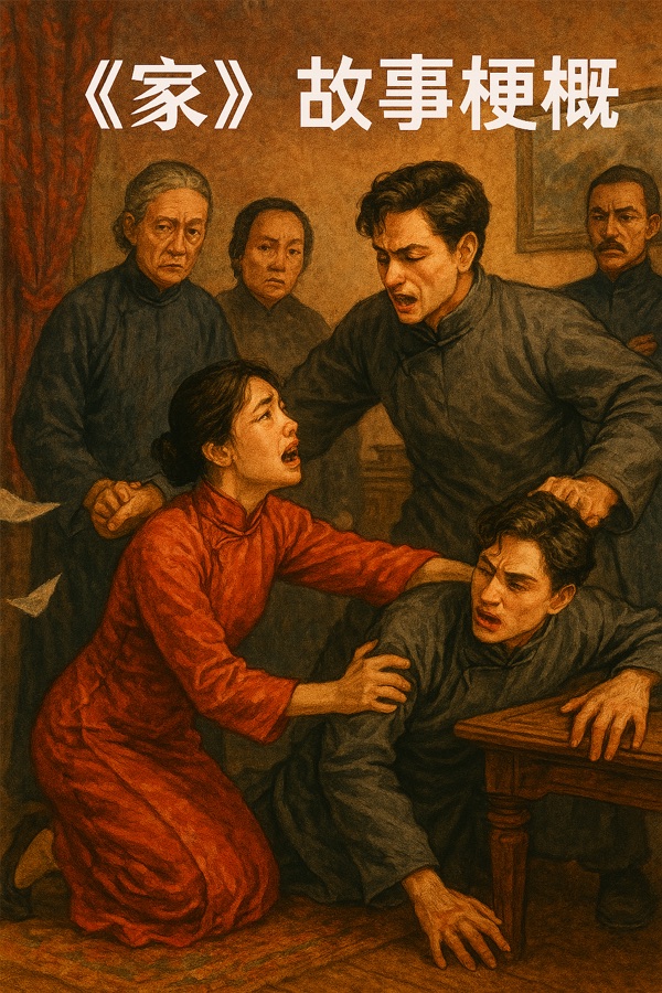 《家》故事梗概封面