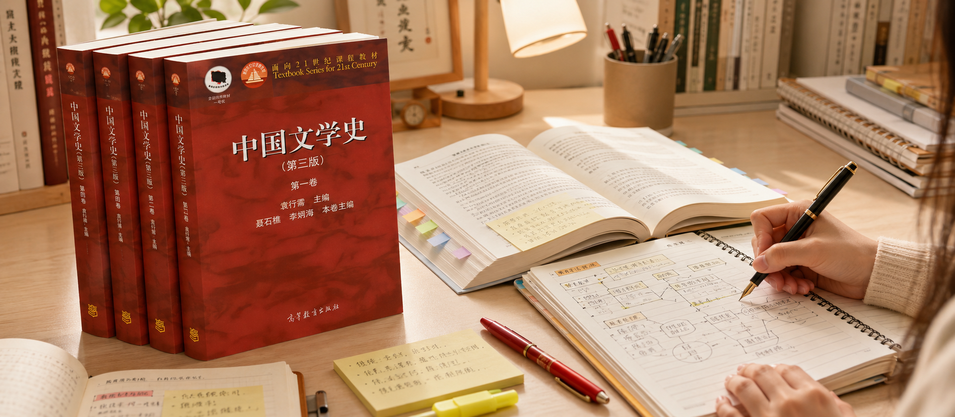 袁版文学史跟书笔记详情展示
