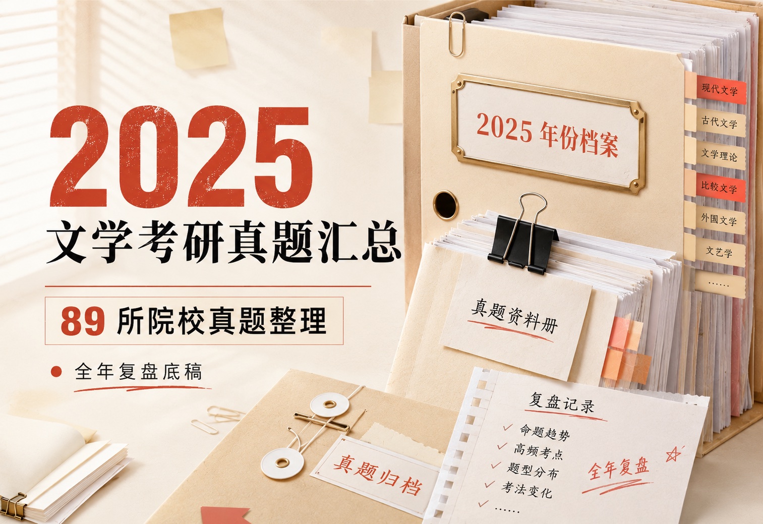 2025 文学考研真题汇总